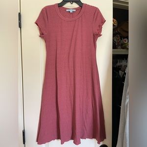 Red Striped Dress